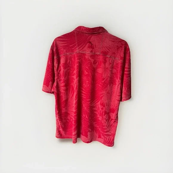 Tommy Bahama Ohio State Buckeyes IslandZone Polo Shirt Mens XL Red NCAA - Picture 2 of 12